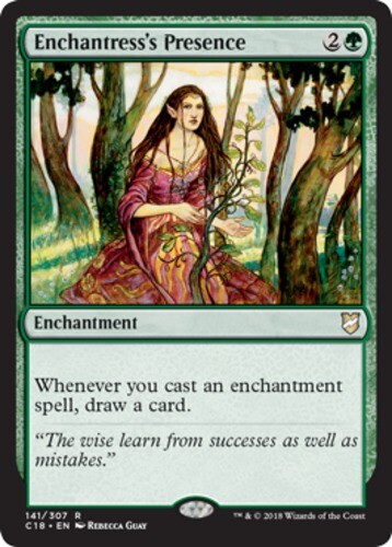 1x Enchantress's Presence NM-Mint, English Commander 2018 MTG Magic
