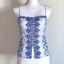 Victoria  s Secret Mesh Embroidered Cami