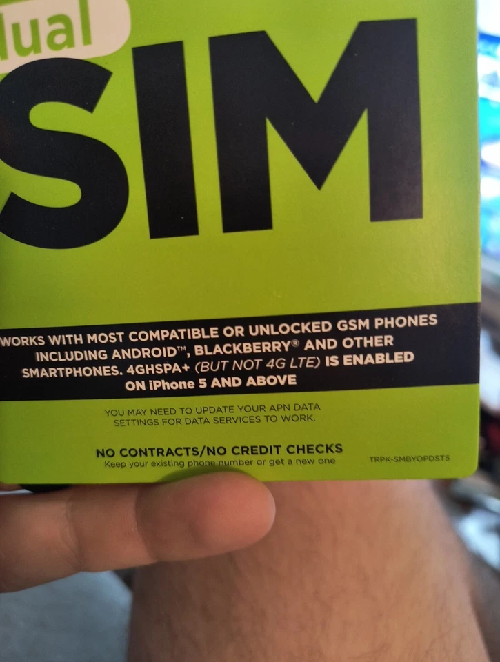 Simple Mobile BYOP SIM Card for Unlocked GSM Android & iPhone 5+ - Image 3 of 4