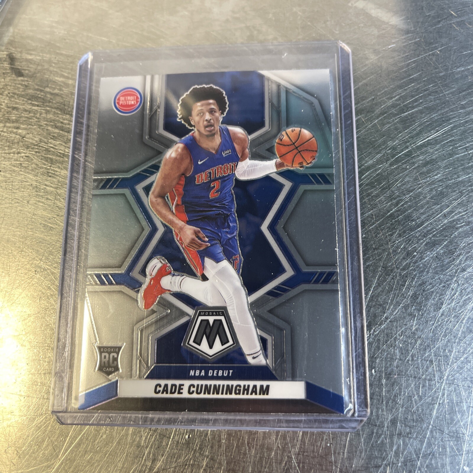 Cade Cunningham 2021-22 Panini Mosaic NBA Debut RC #261 Detroit Pistons