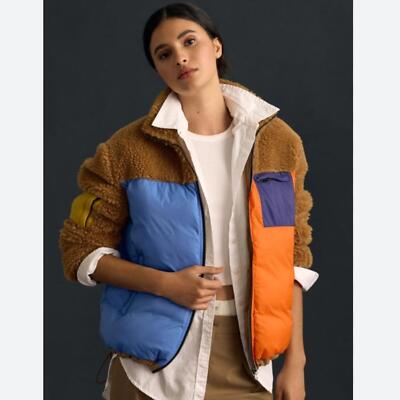 NWOT KULE Krispie Colorblock Fleece Jacket