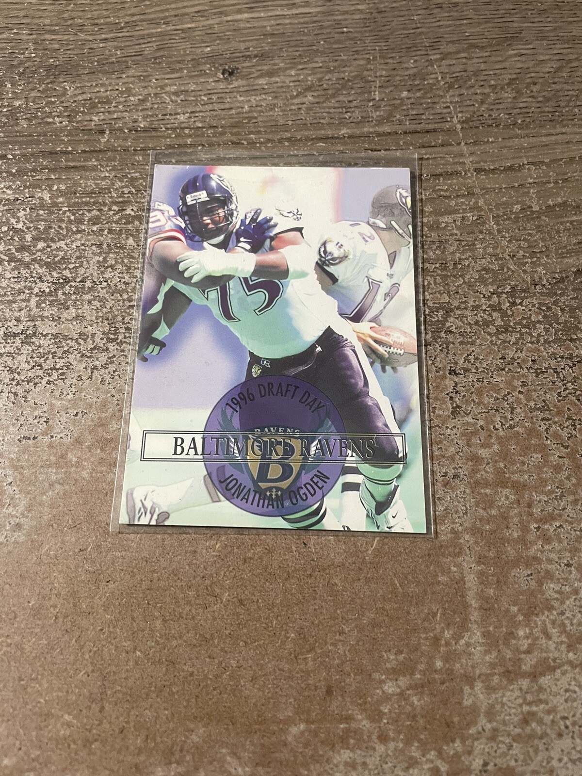 Jonathan Ogden Collectors Edge Draft Day Exchange #3 Base