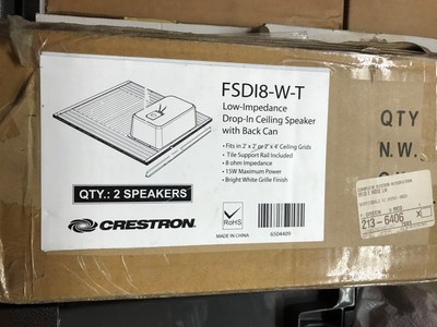 crestron ceiling speakers