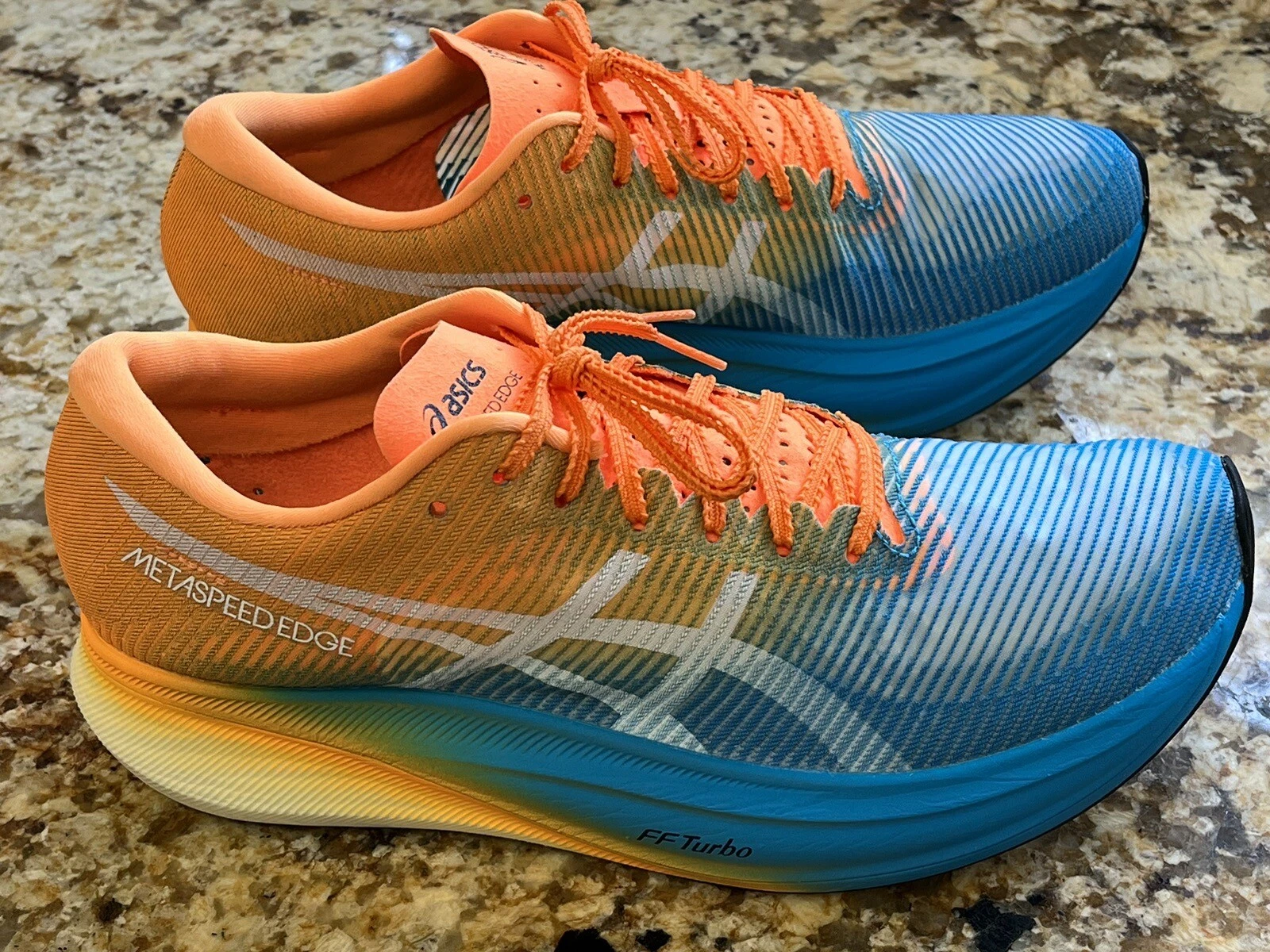 Asics Metaspeed Edge+ (Plus) - Island Blue/Orange Pop (1013A116.400) - 8.5 Men