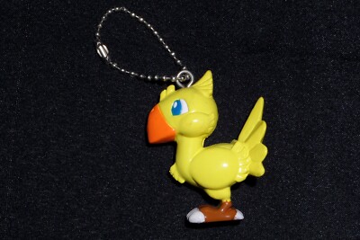 Vintage Final Fantasy VII 7 Chocobo Chibi SD Figure Keychain