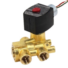 ASCO EF8321G002 Solenoid Valve 3-Way NC 3/8" 120/60 AC with Manual Operator