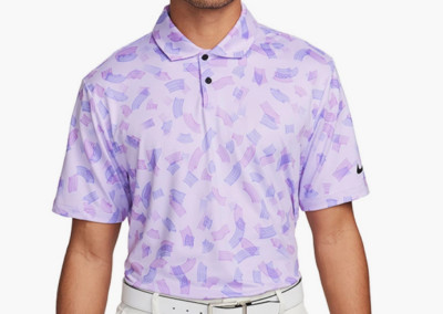 Nike Tour Mens Dri-Fit Polo Golf Shirt FD5739-512 Size M Tall or L Tall Lilac
