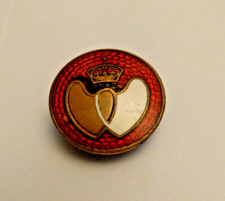 Vintage National Blood Donor Lapel Badge Brass-Enamel 1960s