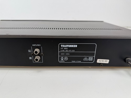 Telefunken HT1800 FM/AM Synthesizer Tuner - Nice and vintage - Afbeelding 13 van 13