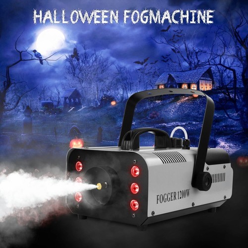 U`King 1200W Nebelmaschine mit RGB 6LED Bühnenlicht Halloween Weihnachten Show - Bild 8 von 17