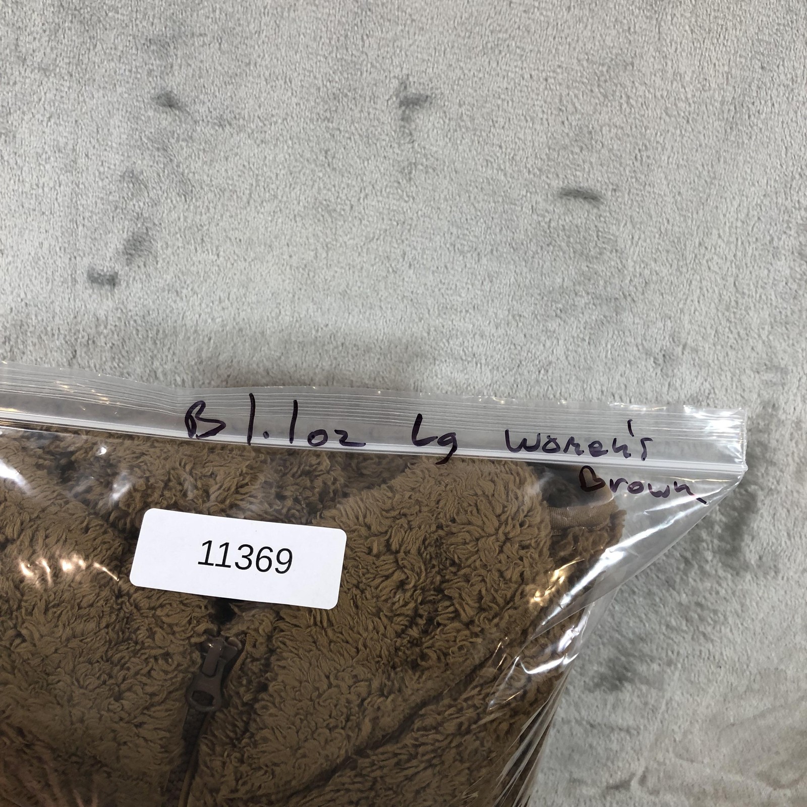 Uniqlo Jacket Womens Large Brown Fleece Full Zip High Pile Sherpa 341-440593 thumbnail 15