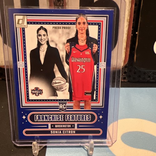 2025 Panini Donruss WNBA - Franchise Features Sonia Citron #17 Press Proof Blue