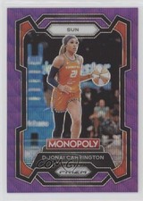 2024 Panini Prizm Monopoly WNBA Purple Wave Prizm DiJonai Carrington #17 1eq4