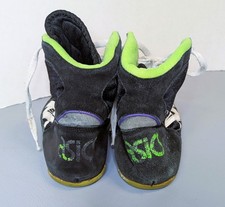 Vintage Asics JL70 Split Second Wrestling Shoes Mens Sz 9 Black Green RARE 90s