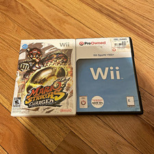 Nintendo Wii Game Lot: Mario Strikers Charged  Wii Sports w/ Manuals NTSC