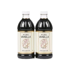 Kirkland Signature Pure Vanilla Extract 16 fl oz Bottle 2 Pack
