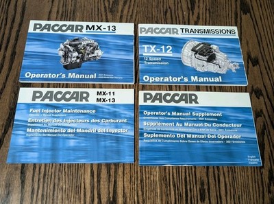 2021-2022 Paccar MX13 MX-13 Engine Operators Owners Manual OEM Free Ship #H29