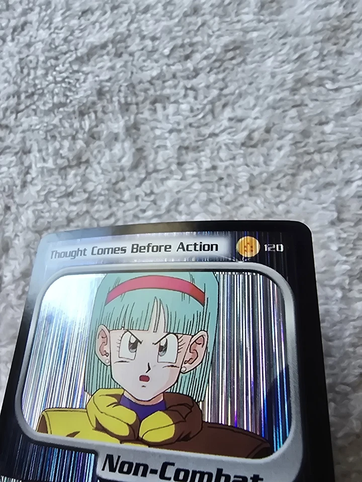 DBZ Dragon Ball Z FOIL Thought Comes Before Action 120 CCG Unlimited Trunks Saga - Image 2 of 4