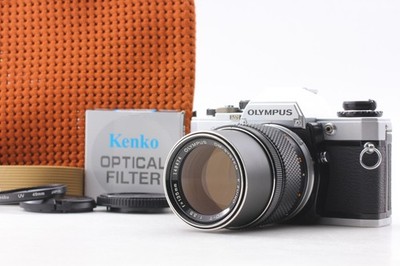 Read! [Exc+5 w/Strap CLA'd] Olympus OM10 + E.Zuiko 135mm f/3.5 Lens From JAPAN