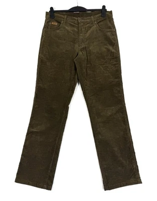 Wrangler Corduroy Hose Texas Stretch Regular Herren W34 Braun Comfort Cord Pants - Bild 1 von 3
