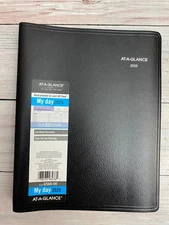 2025 AT-A-GLANCE DayMinder 9"X11" Weekly Appointment Book Planner Faux Brand New
