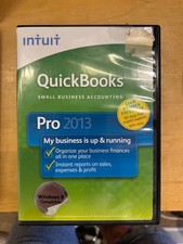 Intuit Quickbooks PRO 2013 For Windows PC w/ License Code, Genuine Authentic