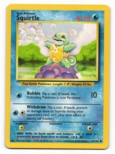 Squirtle 93/130 Common Base Set 2 Pokemon NM