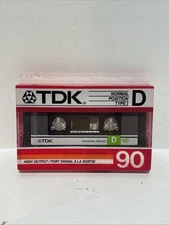 TDK D90 Normal Position Type I Cassette Tape HIGH OUTPUT
