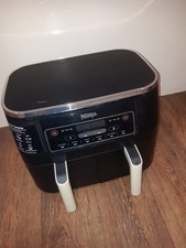 Ninja Foodi Dual Zone Air Fryer AF300UK 7.6L Black Tested Works Read Description