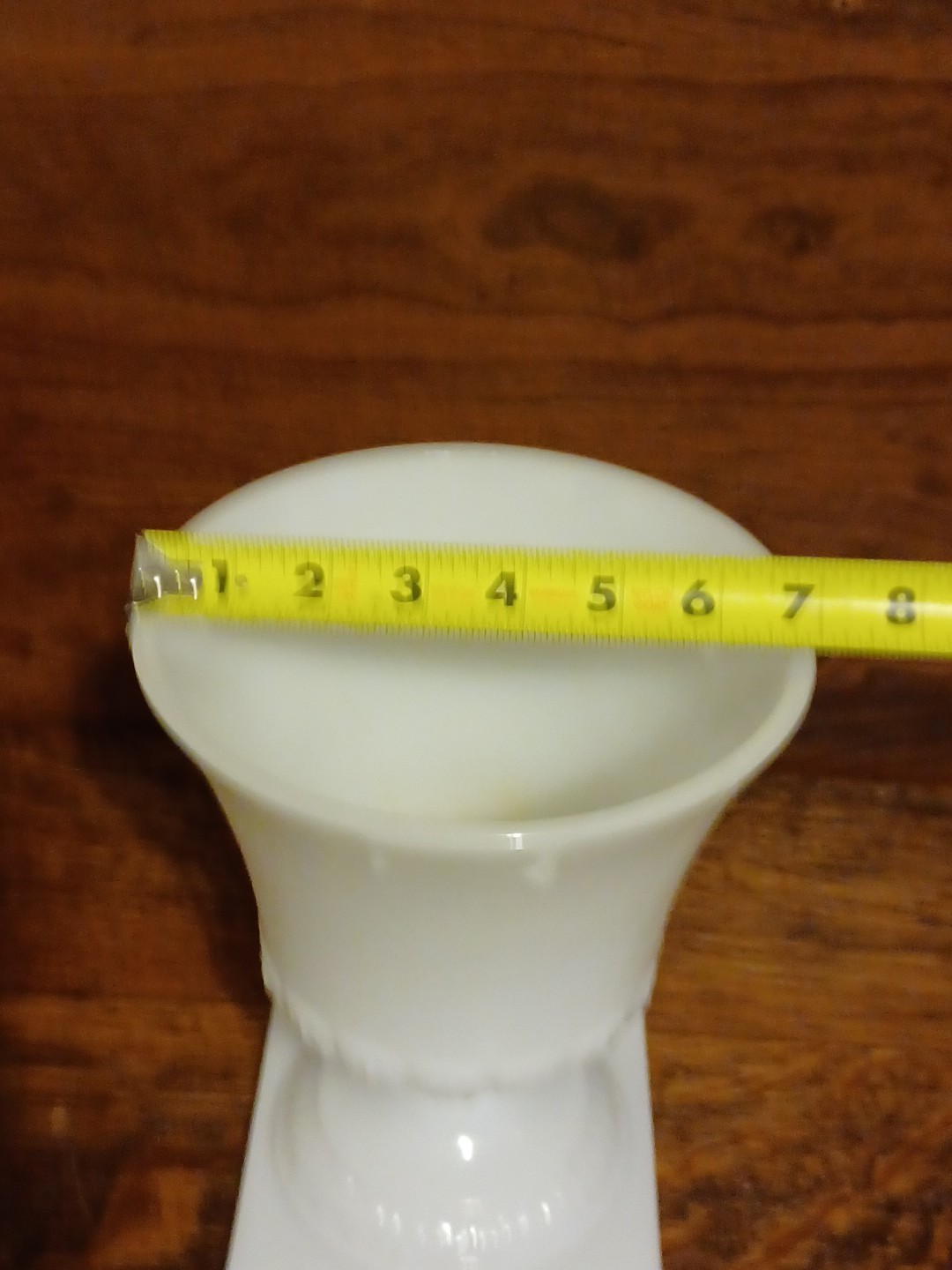 Vtg E.O. Brody Milk Glass Pedestal Planter Model MJ-44 Made In The USA No Chips!