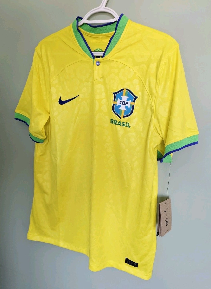 Nike Brazil 22-23 Dri-fit Match Soccer Jersey Men's M Authentic
