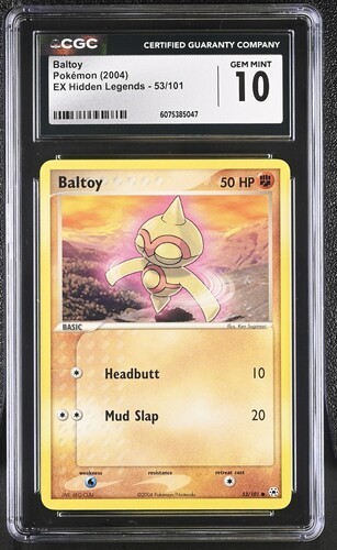 Baltoy graded CGC 10 for sale on eBay