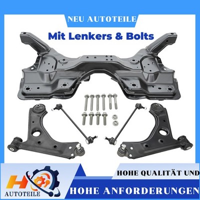 Neu Querlenker+Bolts+Achskörper Achsträger Vorne für Opel Corsa D Punto 2006-