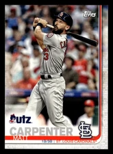 2019 Topps Utz Regional Food Promo #76 Matt Carpenter St. Louis Cardinals