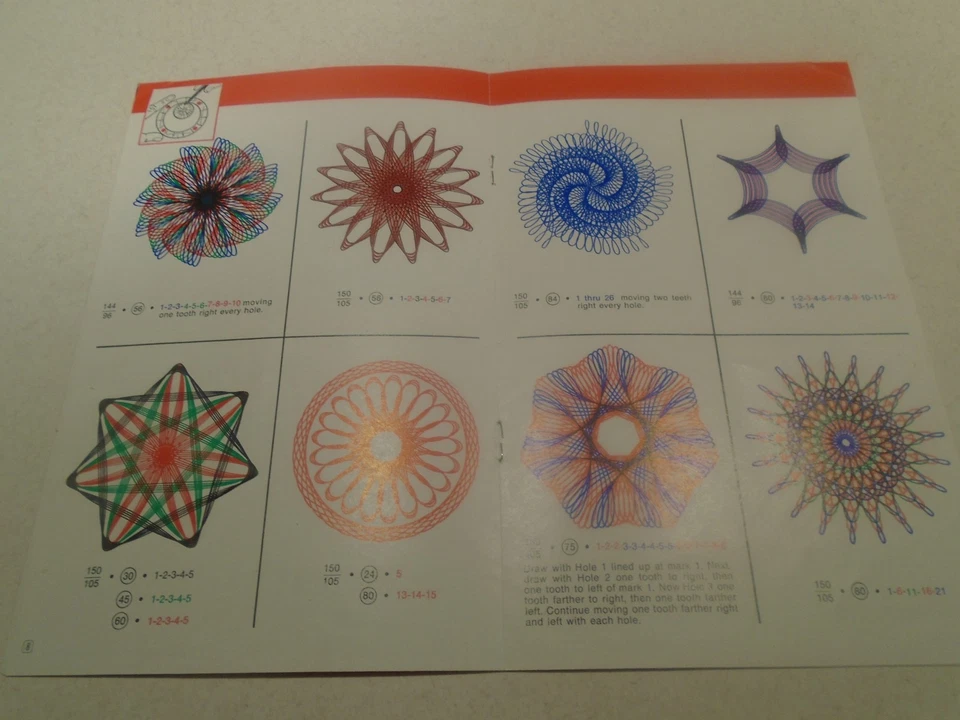 Kenner's SPIRÓGRAFO 1967 Juego de Dibujo Nº 401 Excelente Estado Foto 3 de 4