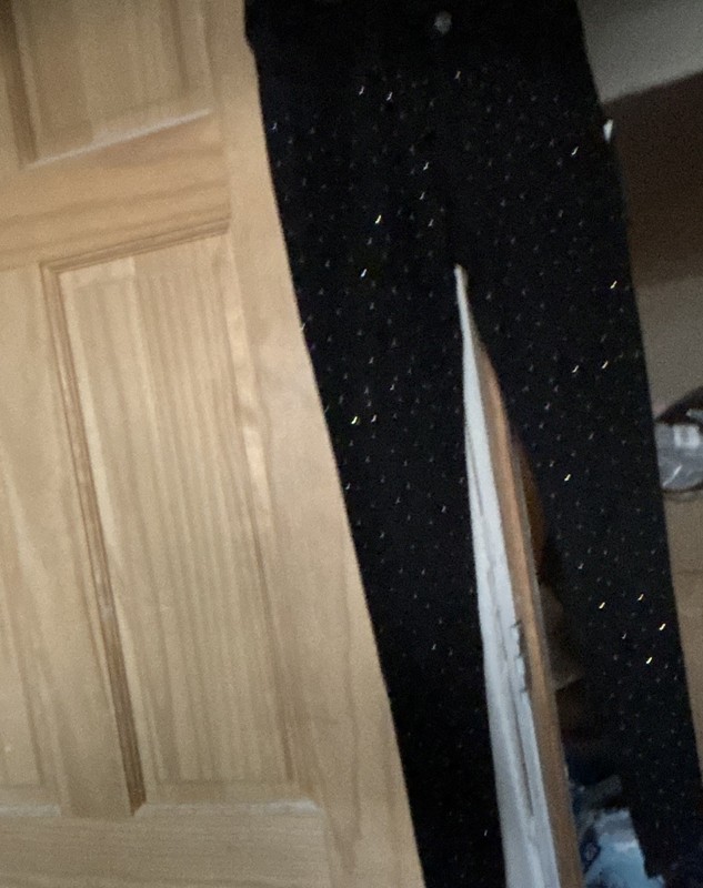 True Religion Girls Halle Super Skinny Mid Rise Black Bling Jeans Size 14