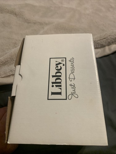 New Libbey Just Desserts Mini Flare Glass Dessert 5.1 Oz Dishes And Mini Spoons - Picture 5 of 8