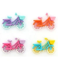 Dress It Up Bike Ride Buttons & Embellishments - Bicycle Summer Fun Colorful 130