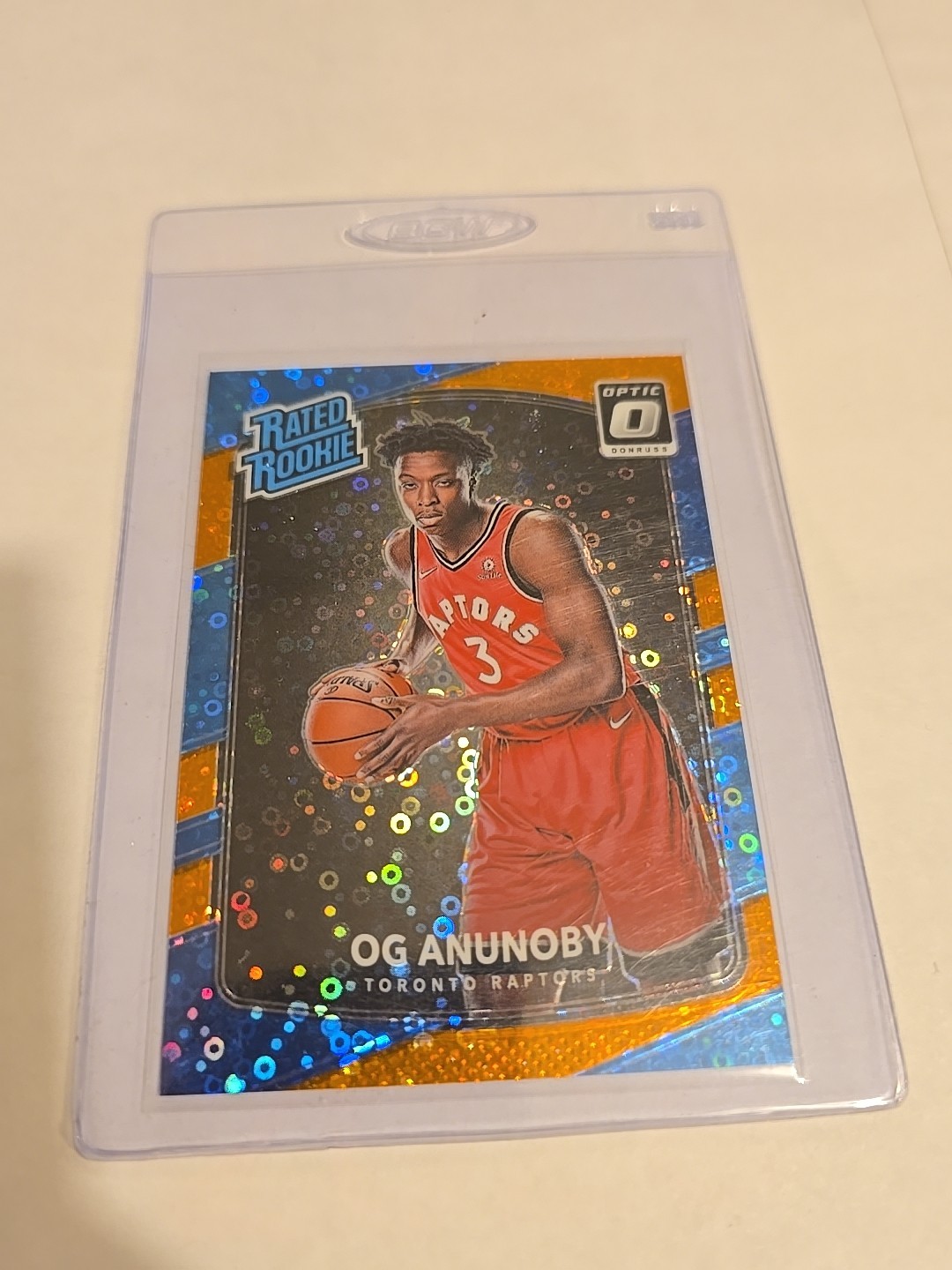 2017 DONRUSS OPTIC #178 OG ANUNOBY FAST BREAK ORANGE RATED ROOKIE /193 SGC 9.5