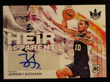 2022-23 Court Kings Heir Apparent Jeremy Sochan Violet #/49 Rookie Auto #HA-JSS