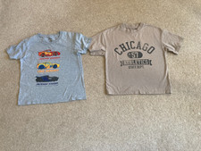 Boys Grey Brown Cars t-shirts Age 8 Next Disney