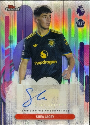 2026 Topps Finest Premier League Shea Lacey Rookie Card Autograph - Rookie Auto!