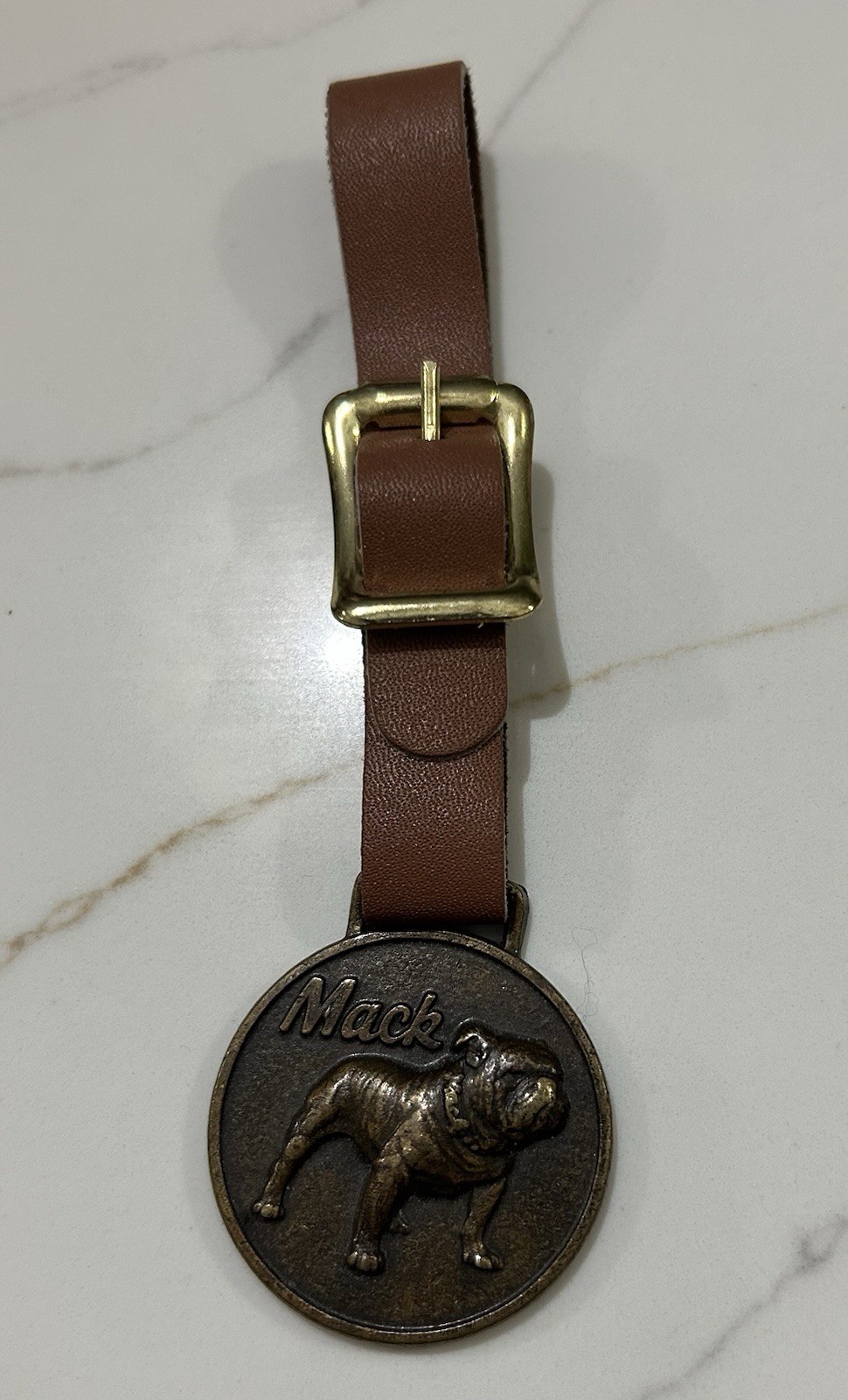 Mack Truck Bulldog Pocket Watch Fob ￼