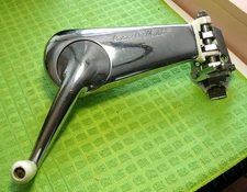 Vintage Rival CAN-O-MAT Can Opener w/Wall Mount 45-S Chrome/ Beige Hand Crank