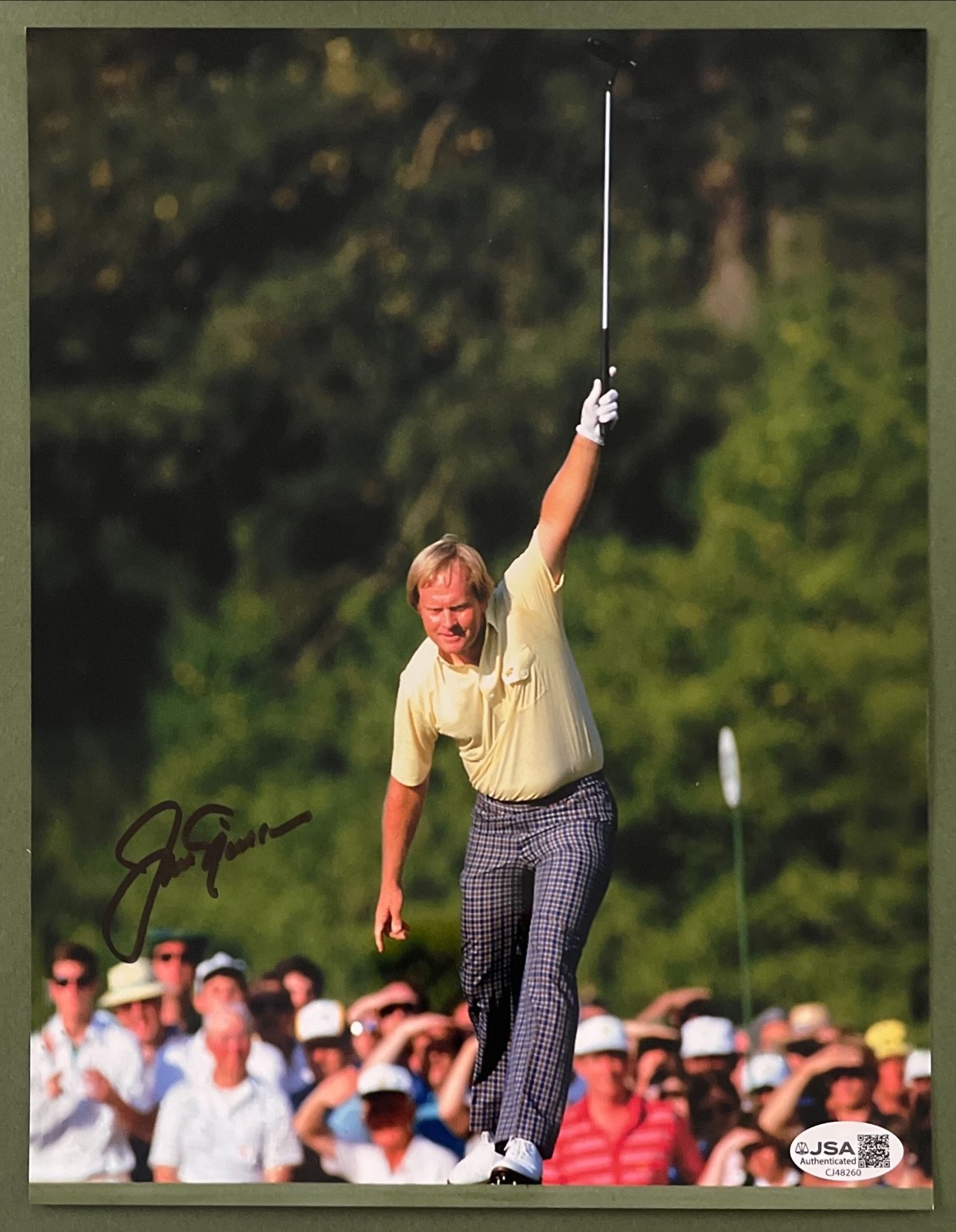 Jack Nicklaus Autographed Signed 8X10 MASTERS GOLF PHOTO JSA CERTIFIED 