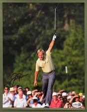 JACK NICKLAUS AUTOGRAPHED SIGNED 8X10 MASTERS GOLF PHOTO JSA CERTIFIED