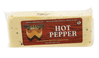 Williams Cheese Hot Pepper Bar 8oz (Pack of 3)