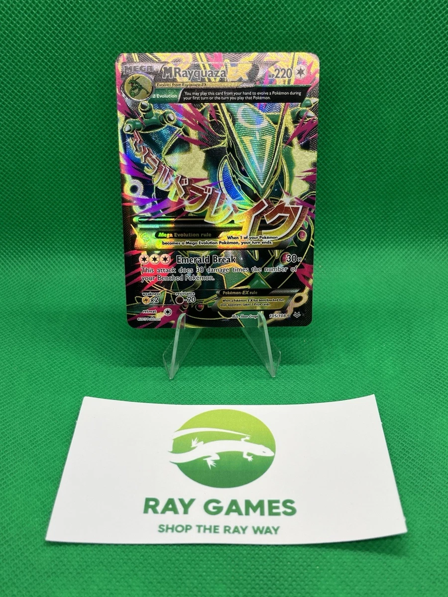 Rayquaza Pokémon TCG Ultra Rare XY Individual Collectible Card