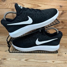 Nike Trainers Womens Size UK 7 Lunar Epic Flyknit 2 Low Black Running Shoes