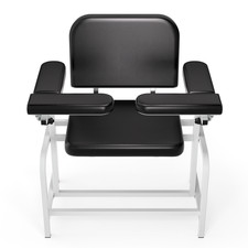 Extra Large Padded Phlebotomy Chair with Adjustable Armrest Blood Drawing Chair